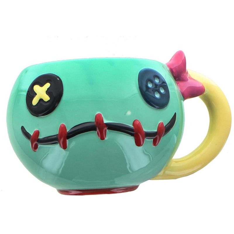 Silver Buffalo Disney Lilo & Stitch Scrump 20oz Sculpted Ceramic Mug