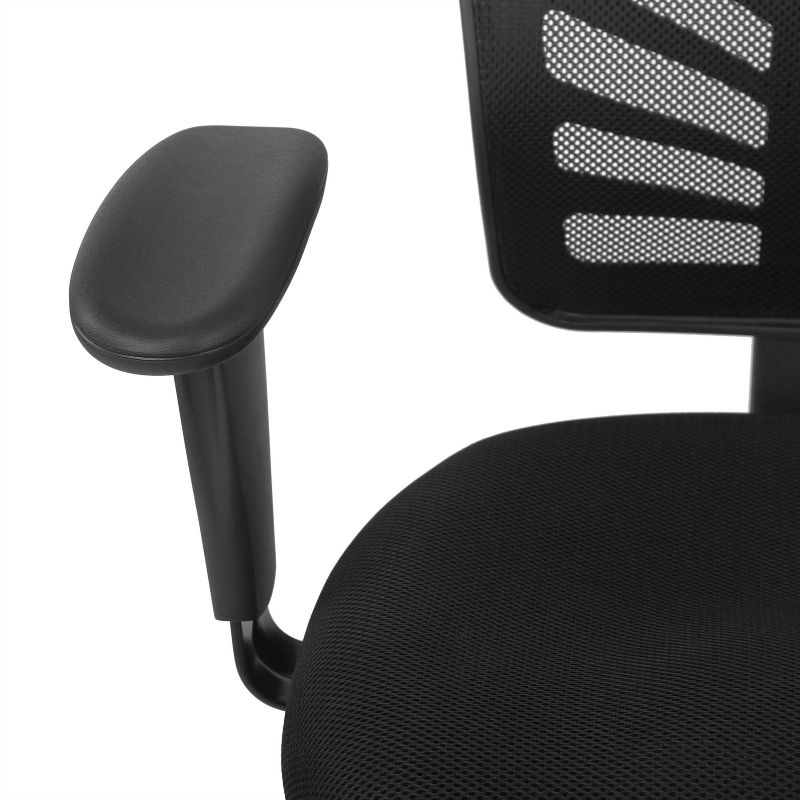 Mission Drafting Chair Black - Poly & Bark