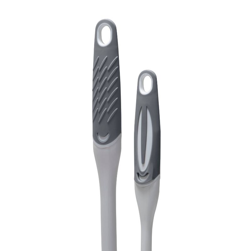 Plunger and Bowl Brush Caddy Set White - Bath Bliss