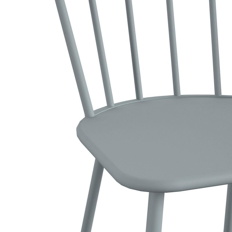 Heidi 3pc Indoor/Outdoor Bistro Set - Light Gray - Novogratz