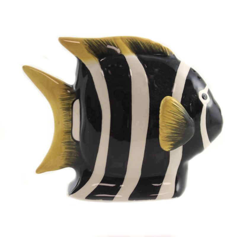 Tabletop 3.0" Angel Fish Salt & Pepper Set Magnetic Kissing Pacific Trading  -  Salt And Pepper Shaker Sets