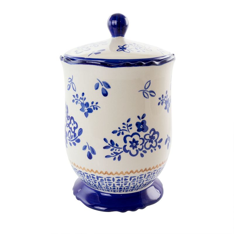 Meritage Botany Ceramic Cookie Jar with Lid