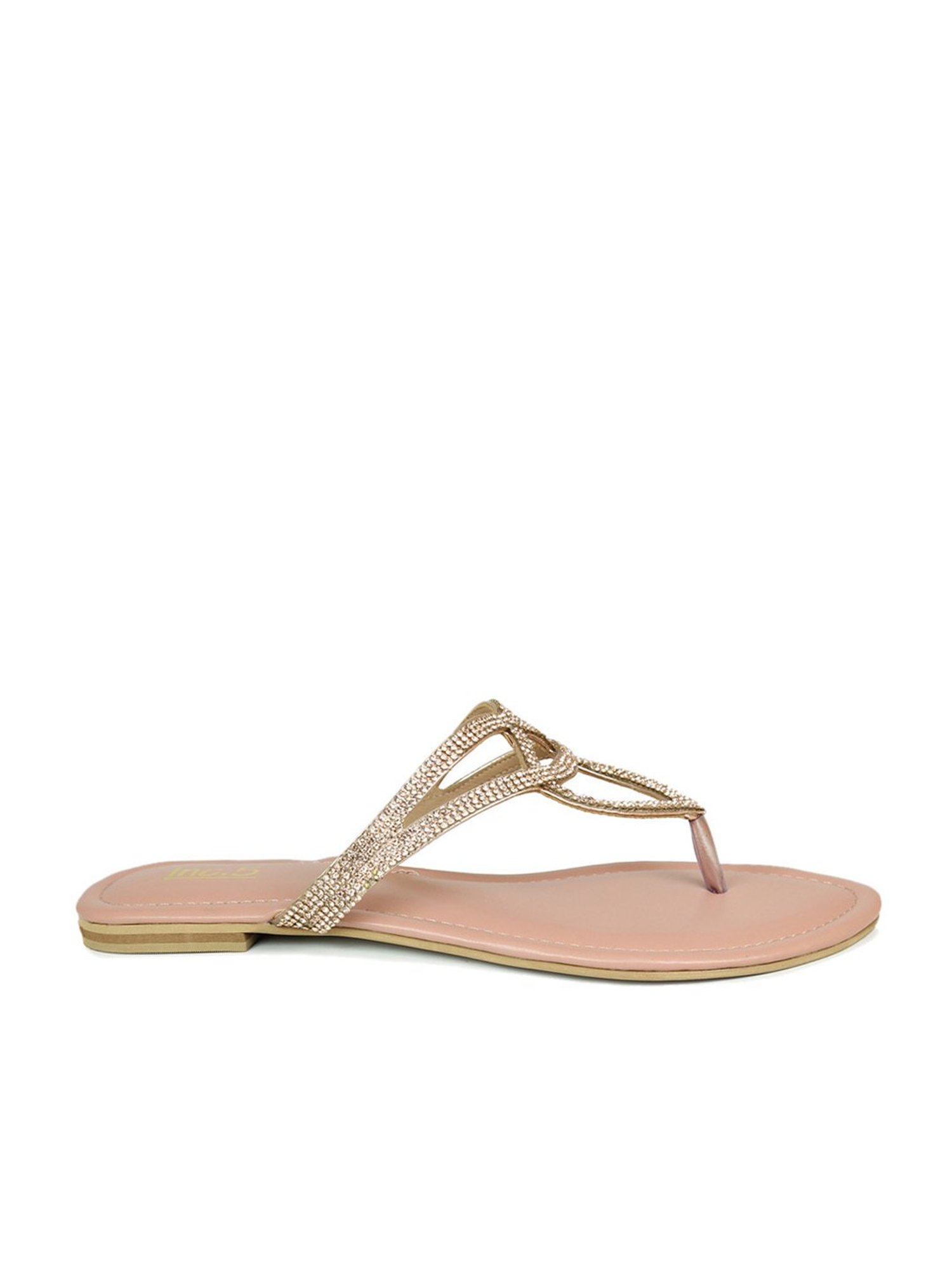 Inc.5 Women's Pink T-Strap Sandals