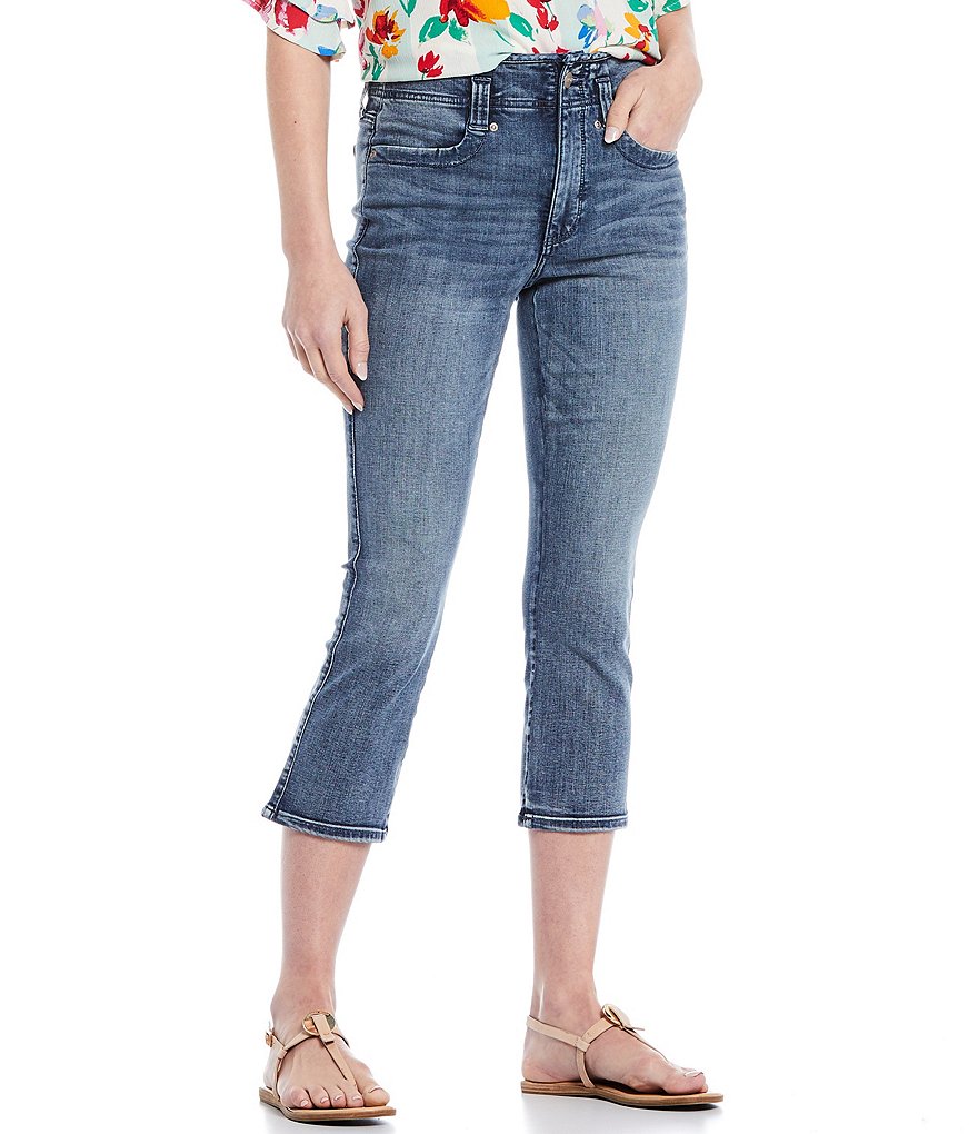 NYDJ Ami Skinny High-Rise Hollywood Waist Capri Jeans