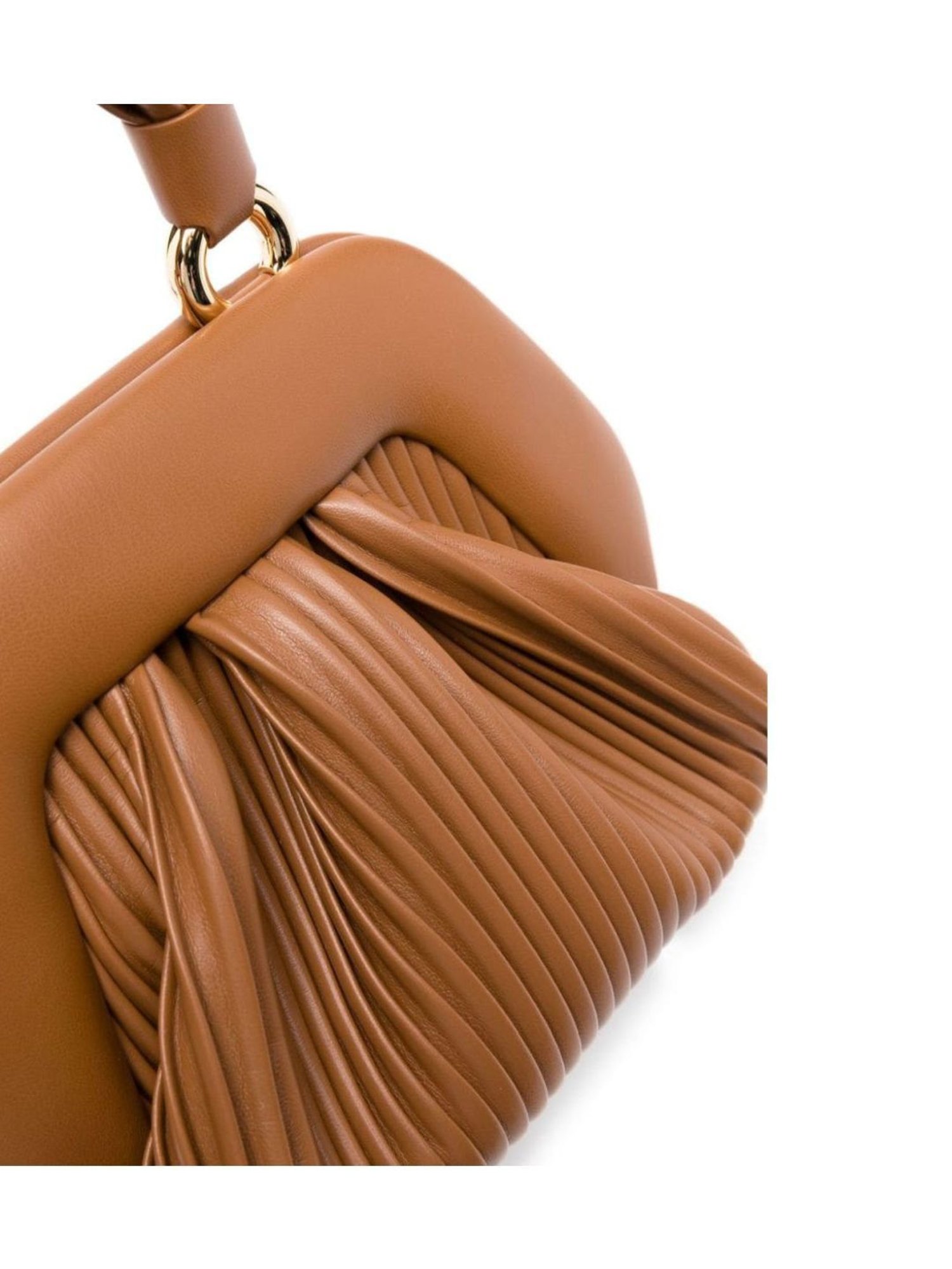 Themoire Toffee Gea Plisse Tote