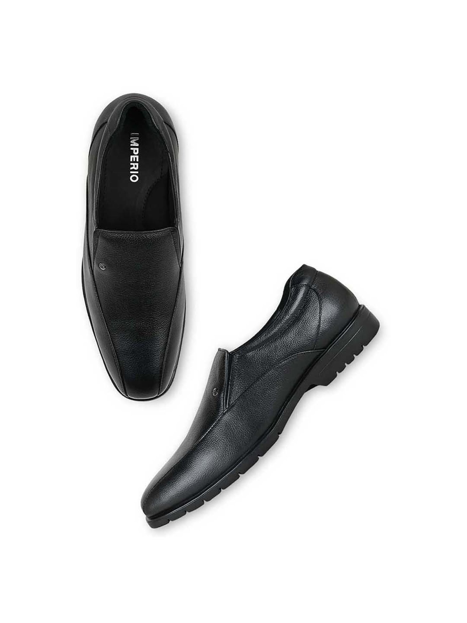 Imperio by Regal Men's Black Formal Loafers