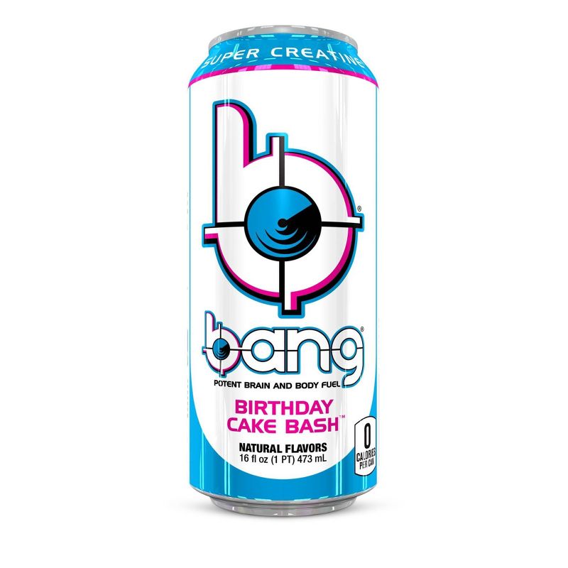 BANG Birthday Cake Energy Drink - 16 fl oz Can