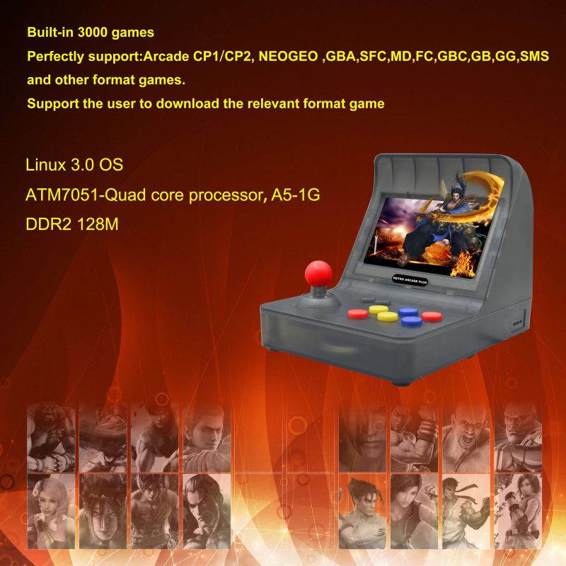 Handheld Mini arcade arcade plus retro nostalgic two player game handheld HD rocker