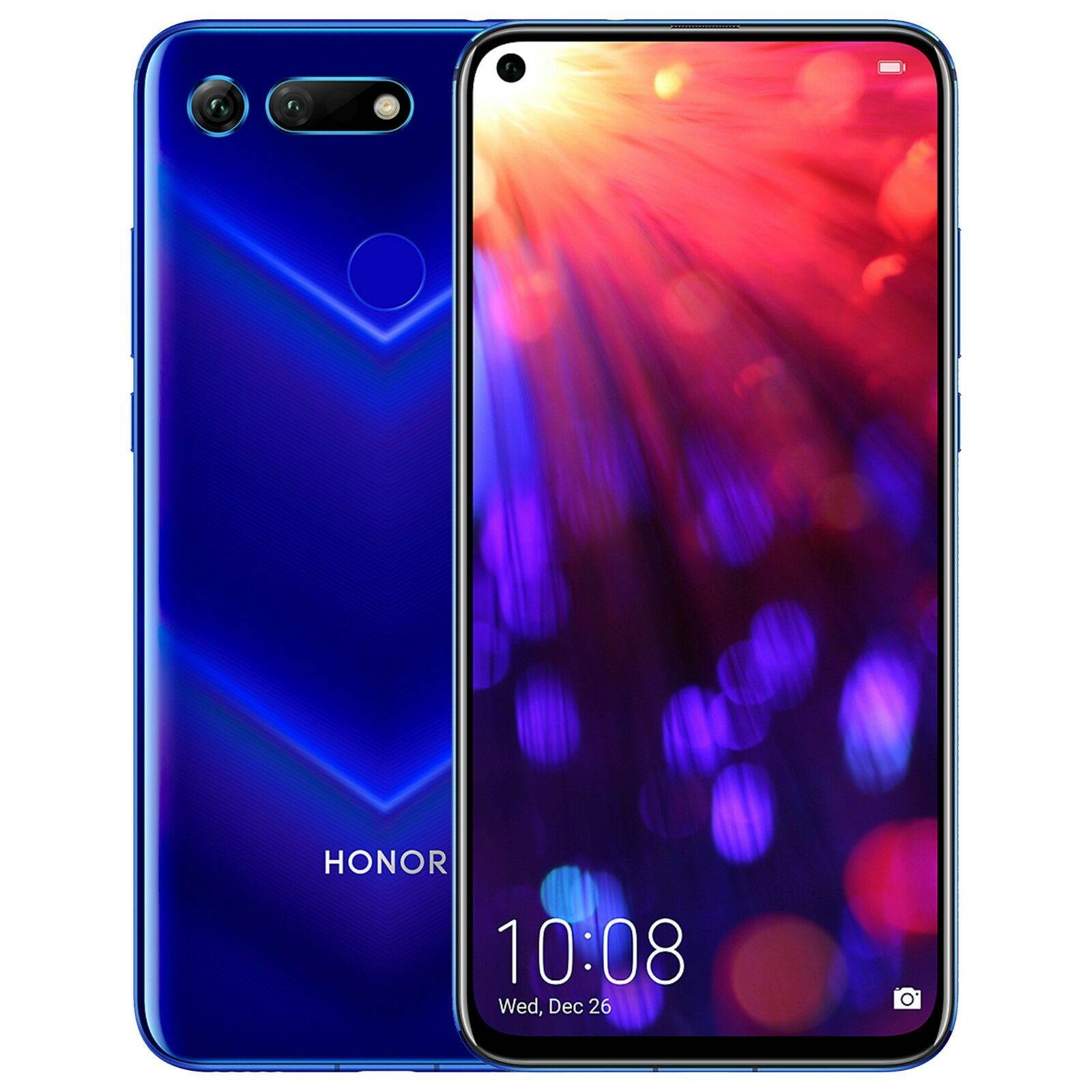 Honor View 20 Dual-SIM 128GB ROM/6GB RAM (No CDMA, GSM only) Factory Unlocked 4G/LTE Smartphone - (Sapphire Blue)