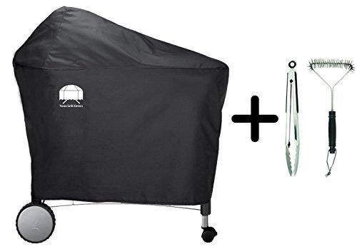 Texas Grill Covers Including Brush and Tongs - Select from a Wide Range of Premium Cover for Weber Gas Grills. ( Genesis 2000-5500)