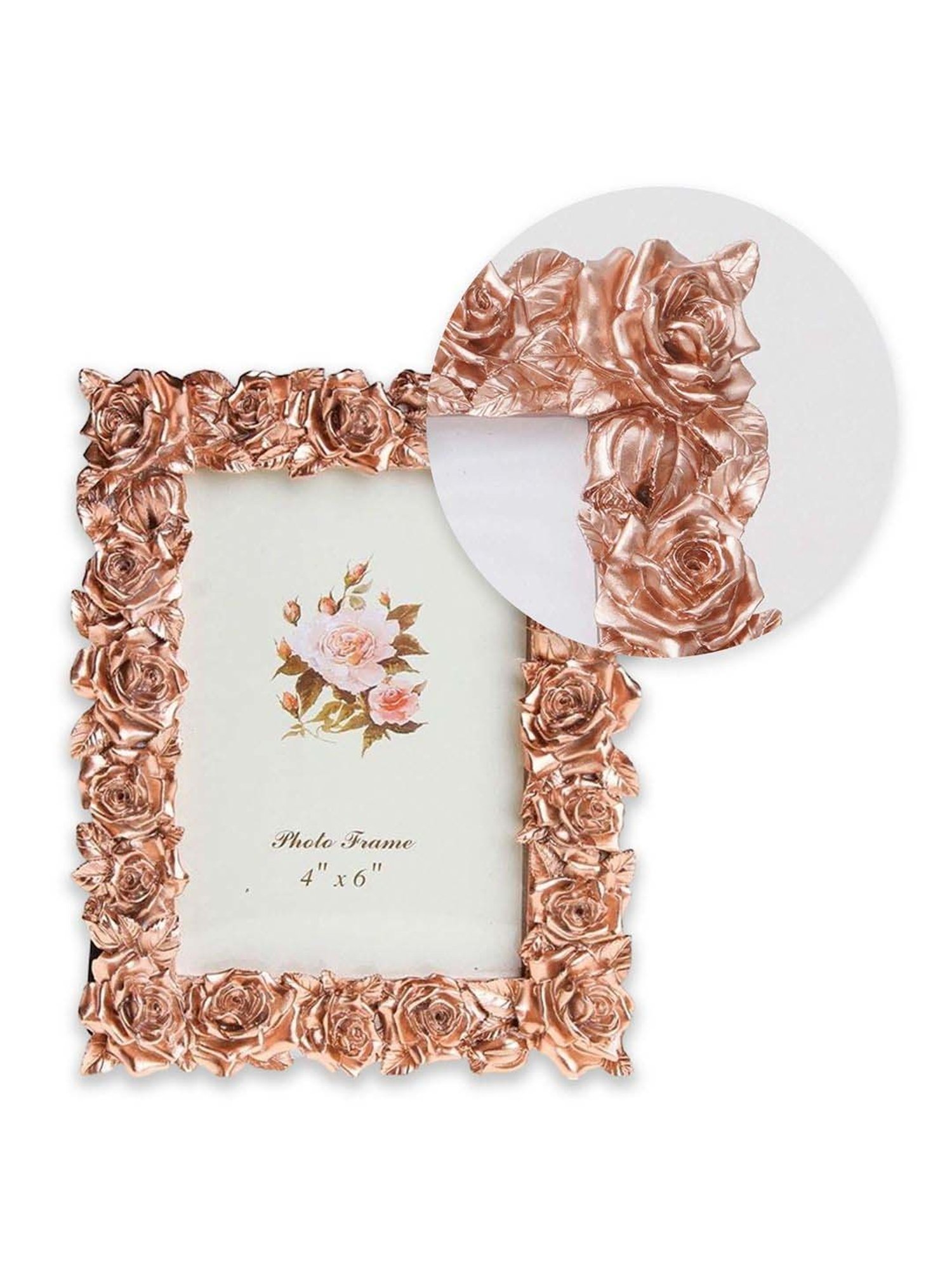 Art Street Pink Engineered Wood Swing Fashion Resin Vintage Photo Frame