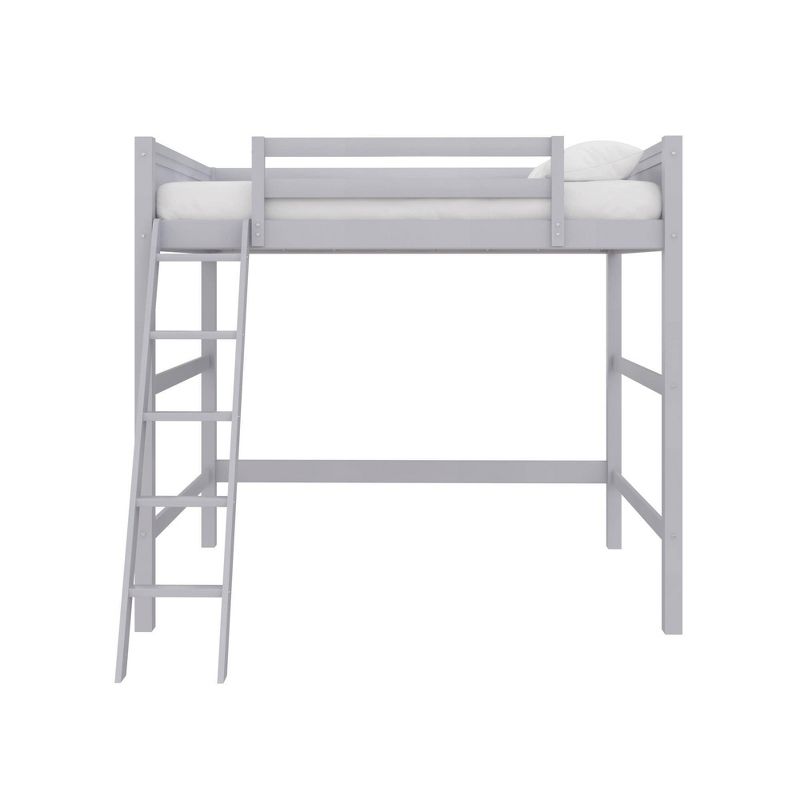 Full Dunn Loft Bed Gray - Room & Joy