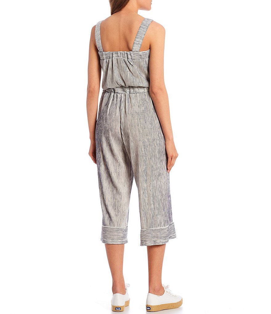 Copper Key Stripe Knit Jumpsuit
