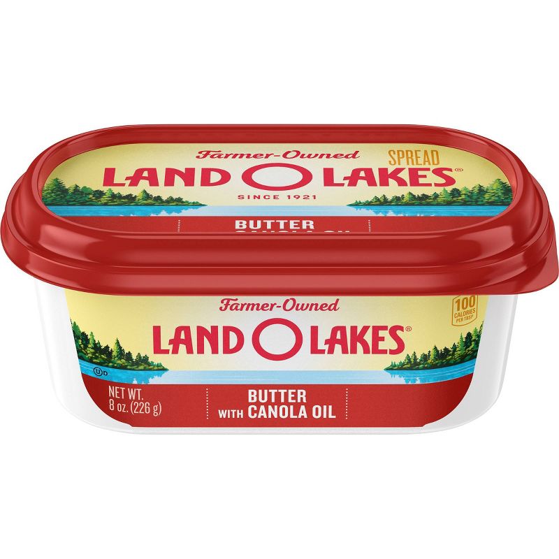 Land O Lakes Spreadable Butter with Olive Oil & Sea Salt - 7oz