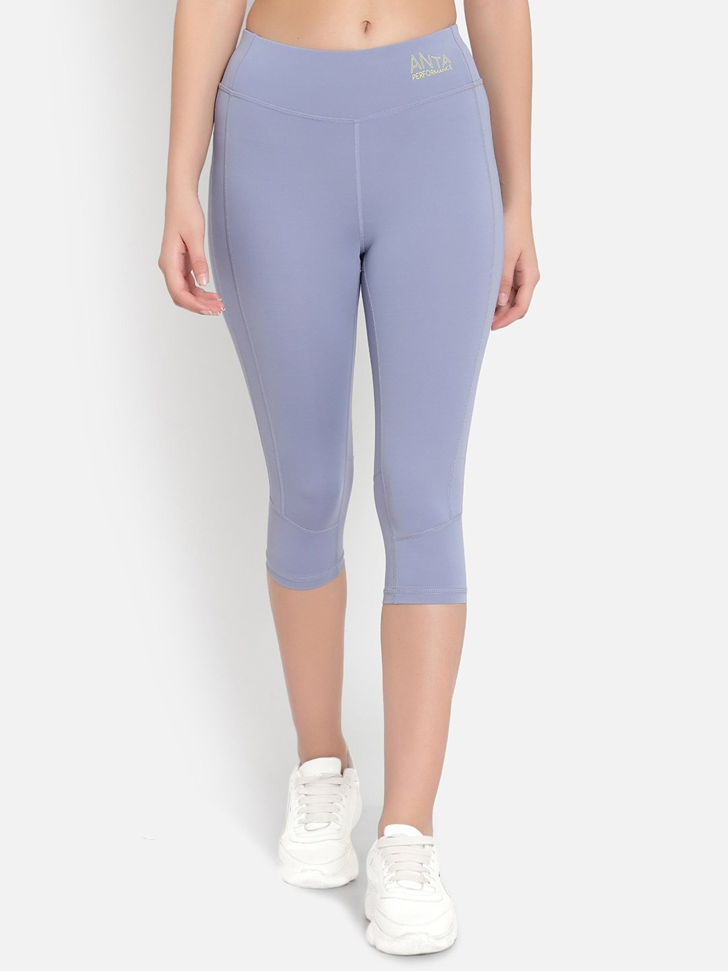 Anta Blue Mid Rise Capris