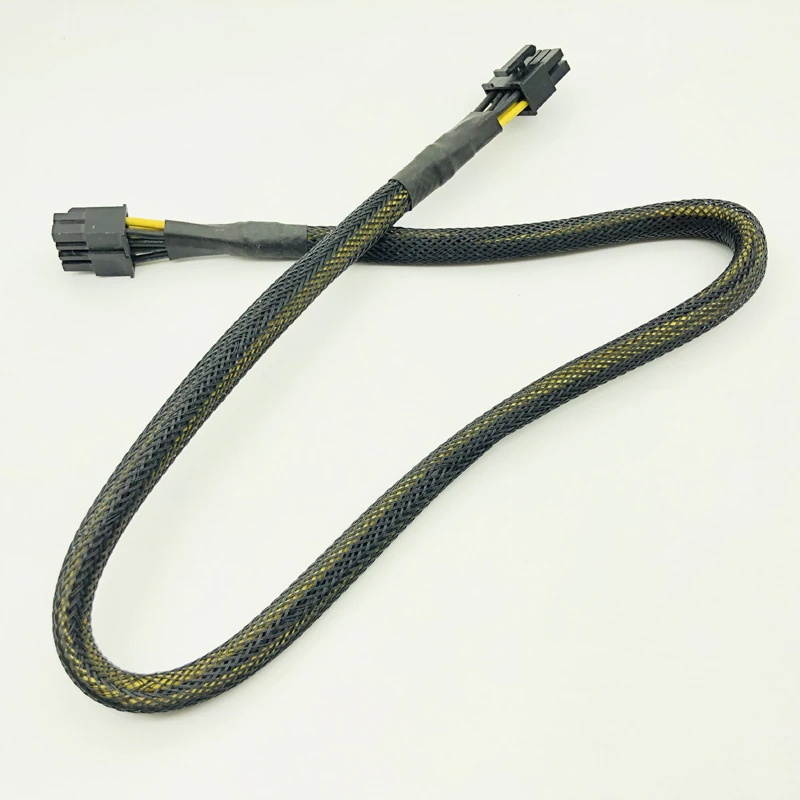 High Quality Black Sleeved CPU 8PIN 4+4PIN Modular Power Supply Cables 8Pin to 8Pin Power Cable for OCZ ZT/Great Wall 63CM 16AWG