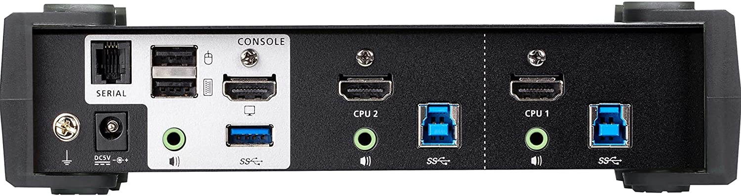 Aten CS1822 2-Port 4K60 Single View HDMI KVMP