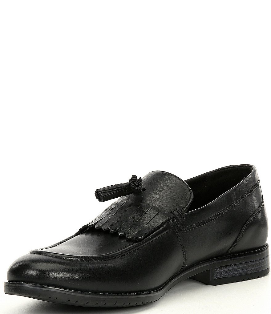Rockport Men's Leather Style Purpose 3 Kiltie Tassel Loafers