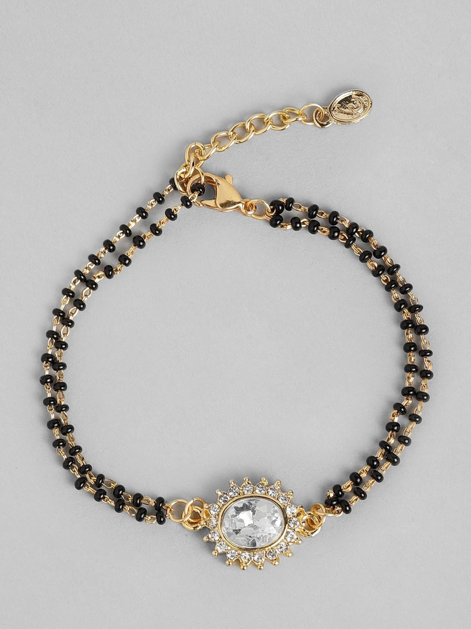 Estele Gold-Plated Mangalsutra Bracelet for Women