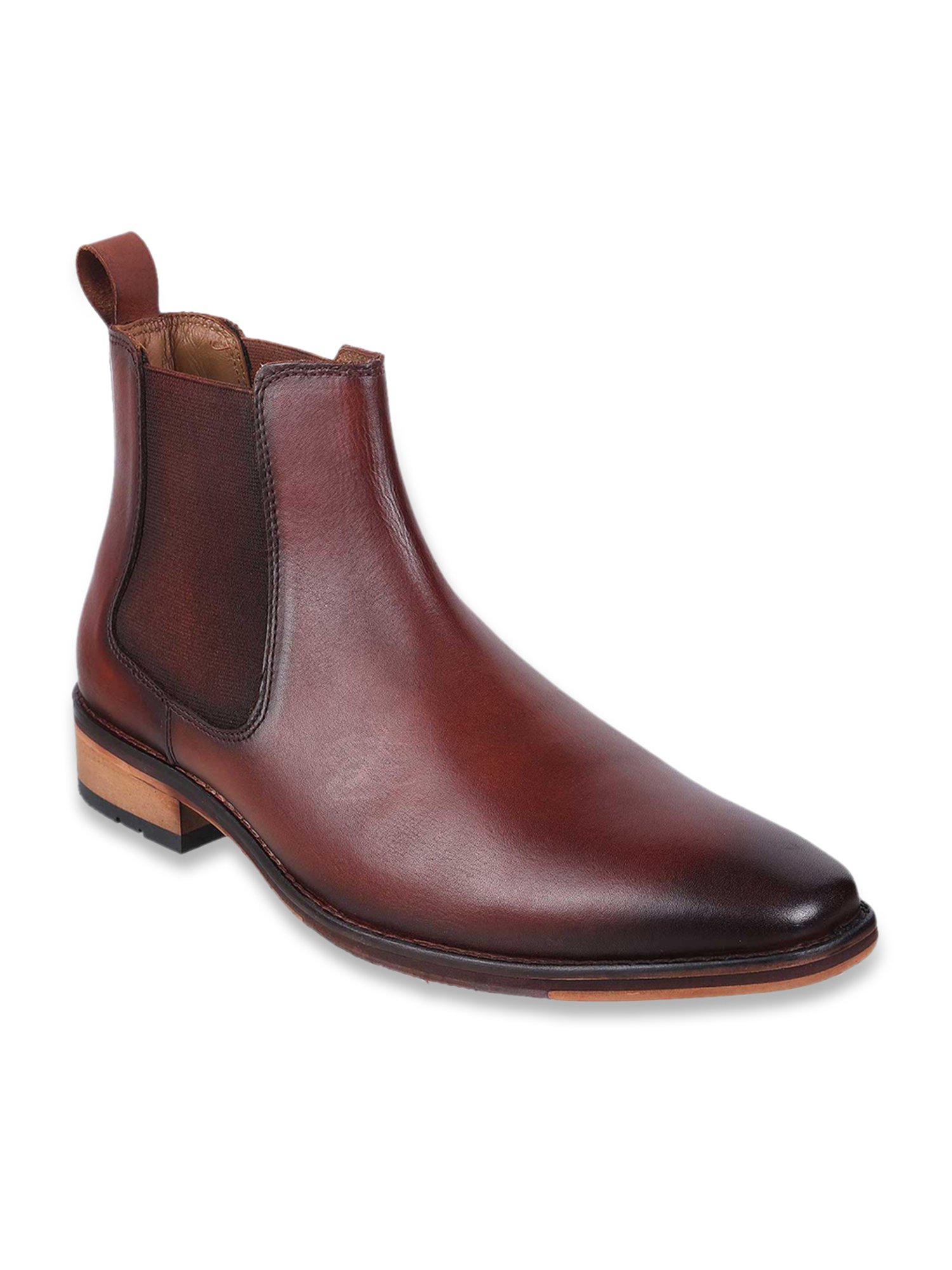 Da Vinchi by Metro Men's Cognac Chelsea Boots