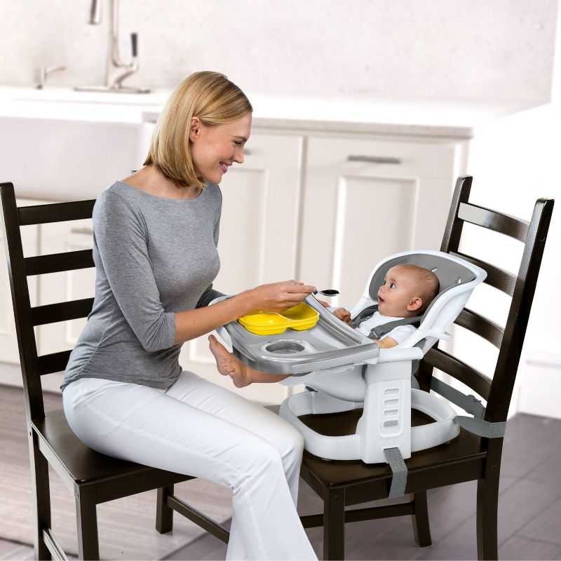 Ingenuity SmartClean ChairMate Toddler Booster Seat- Slate