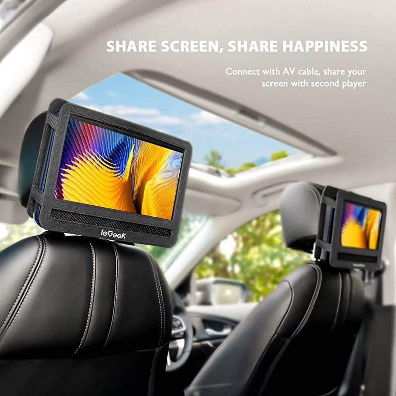 Hard Carrying Travel Storage Case, for DBPOWER 10.5" Portable DVD Player (Black-New Version)