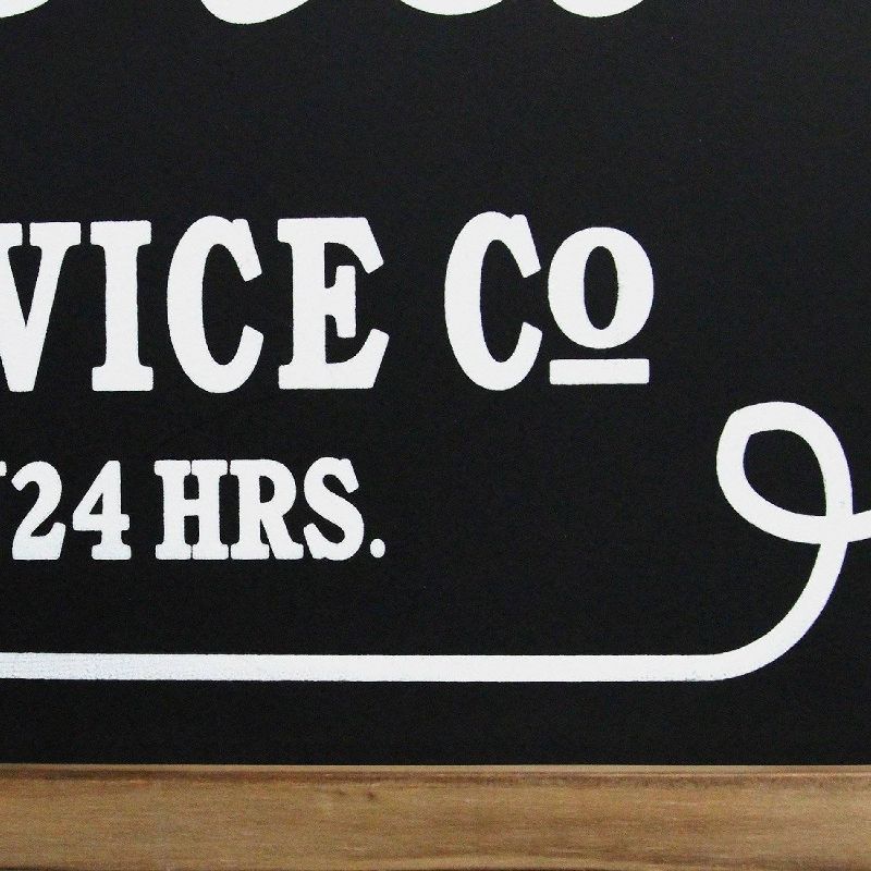 24" x 20" Wash and Fold Laundry Sign Wall DecorBlack/White - Stratton Home Décor