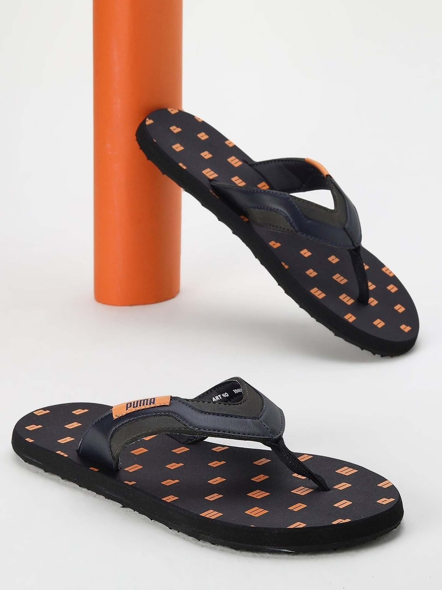 Puma Men's Vesta Navy Thong Sandals