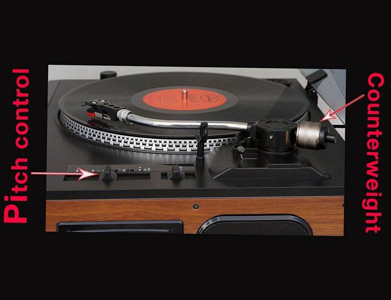 Boytone BT-11B Fully Automatic Large size Turntable Bluetooth Wireless speaker AM/FM, CD, USB, SD, Cassette Player