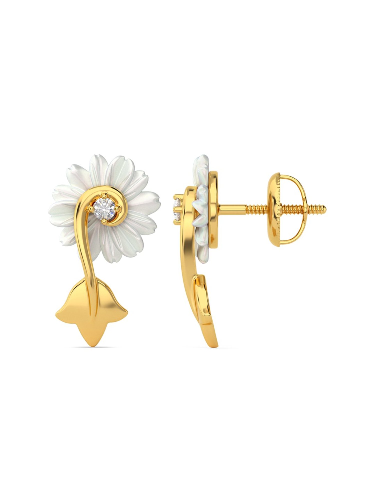 CKC Sacred Rudraksha Gold Pendant: Single Loop Elegance