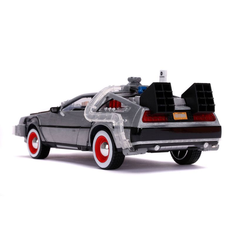 Jada Toys Hollywood Rides Back to the Future Time Machine 1:24 Scale