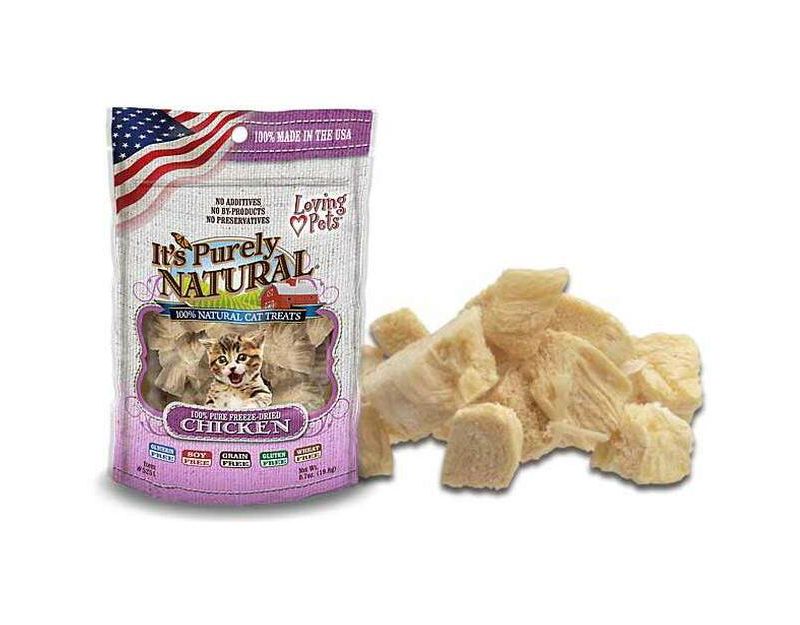 Loving Pets Purrfectly Natural Freeze Dried Chicken Chews (0.6 oz Pack)