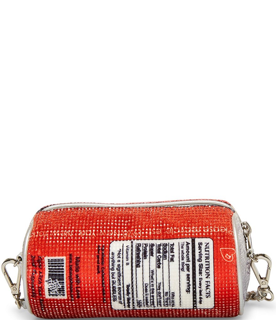 Betsey Johnson Betsey Cola Rhinestone Chain Strap Crossbody Bag