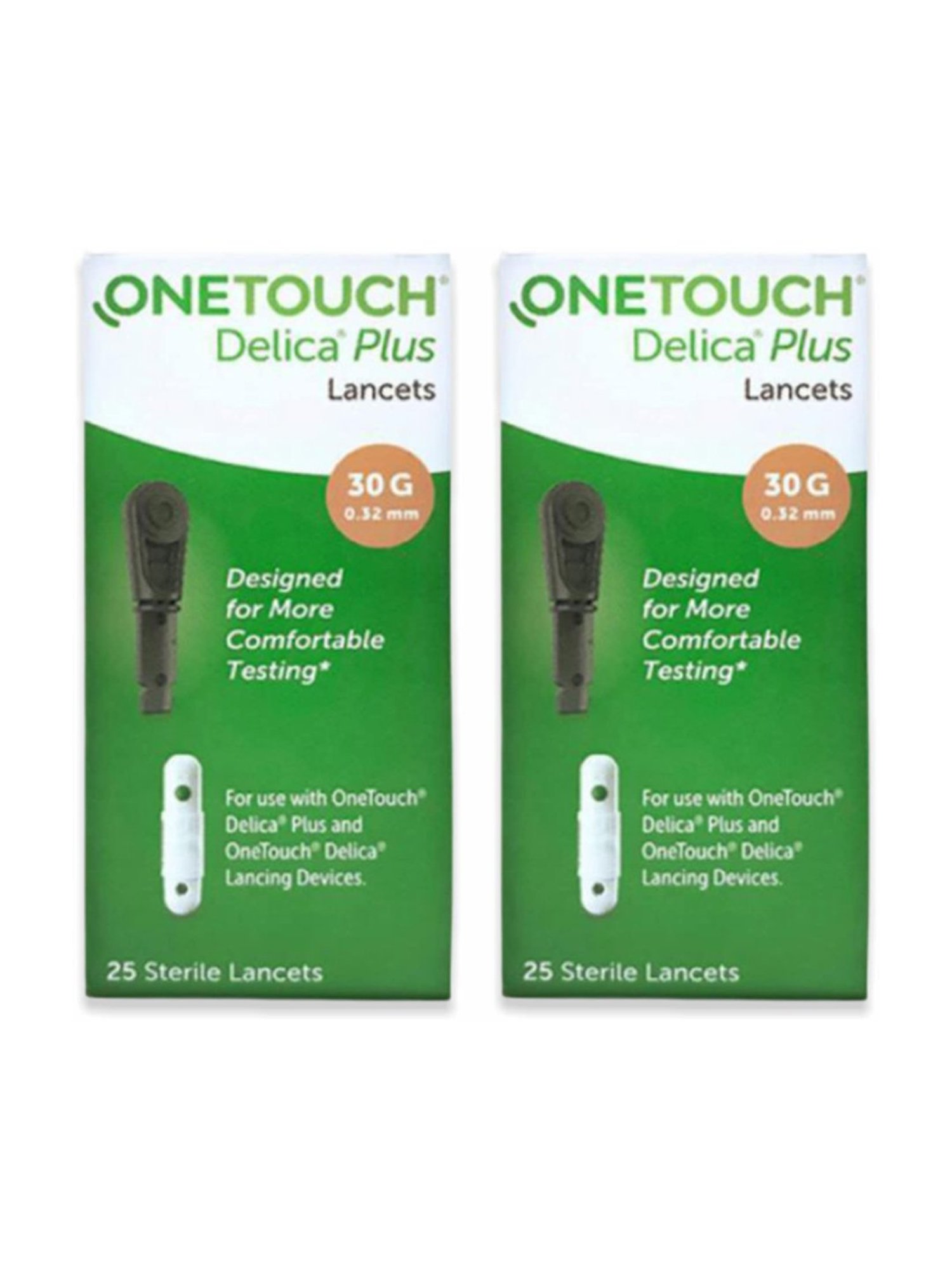 OneTouch Delica Plus Lancets | Pack of 50 Lancets | For Virtually Pain Free Blood Glucose Testing