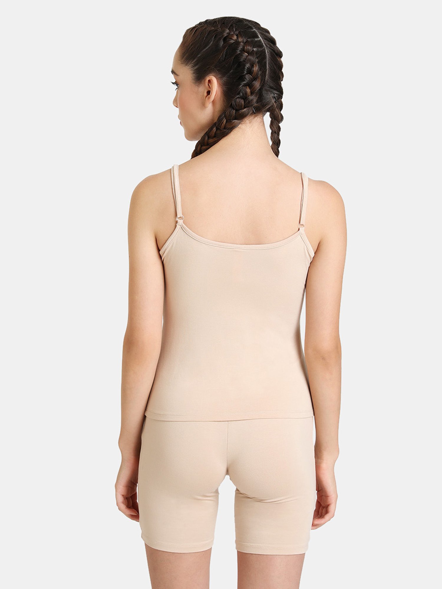 Kazo Beige Full Coverage Non-Padded Camisole