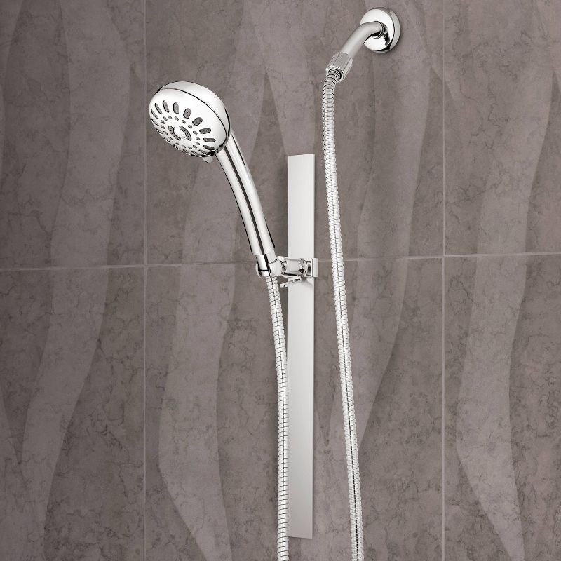 4' Shower Head and Cord Set Silver - Home Details