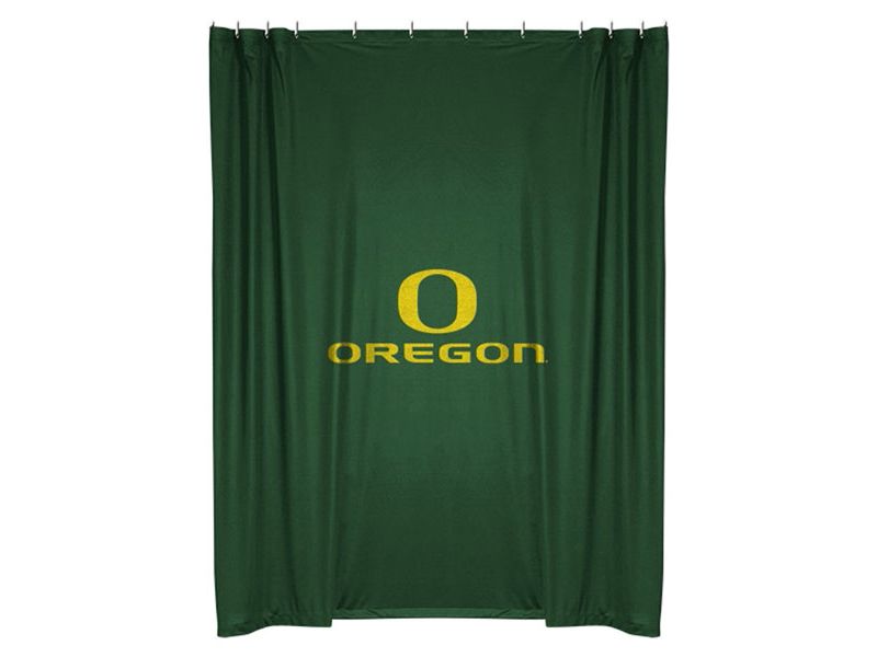 NCAA Shower Curtain College Team Logo Bathroom Accent - Oregon Ducks..