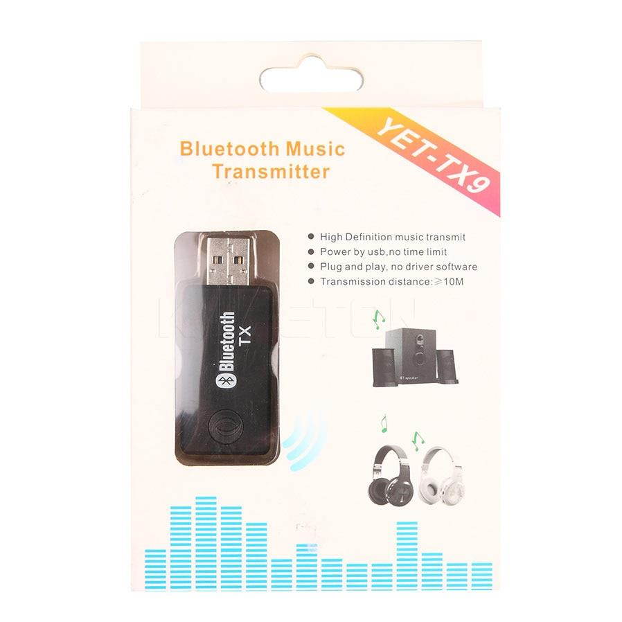 KEBIDU hot Multi function TV Bluetooth Transmitter Bluetooth Audio Music Transmitter Receiver Computer 3.5mm Audio Adapter