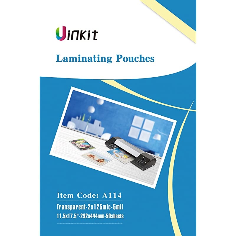 Hot Thermal Laminating Pouches 5Mil 115x175 Inches for Sealed 11x17 Photo 50 Sheets 115x175 inches Pack  24 Hours Service 3 Years Warranty