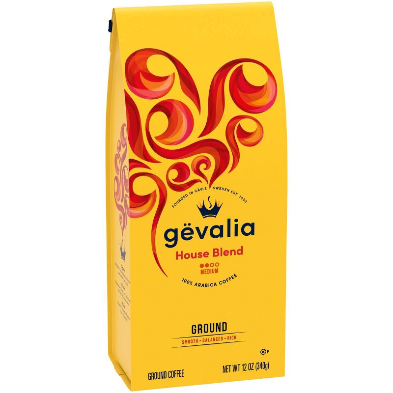 Gevalia House Blend Medium Dark Roast Ground Coffee - 12oz