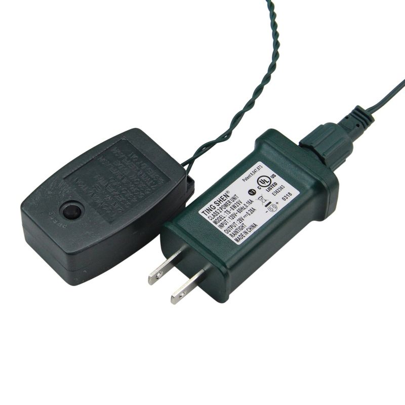 J. Hofert Co 500ct LED 8-Function Cluster Christmas Lights Pure White - 49' Green Wire