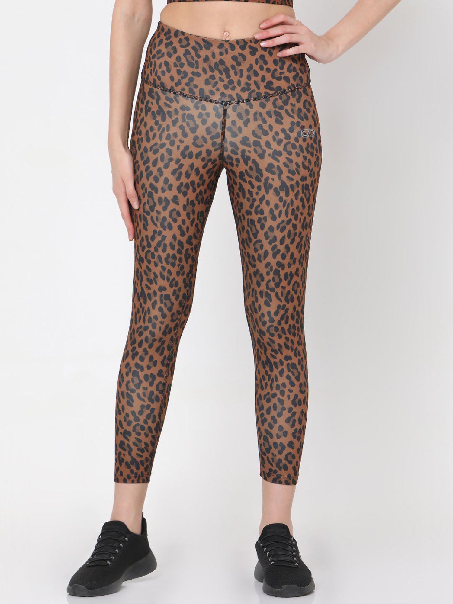 SILVERTRAQ Brown Animal Print Leggings