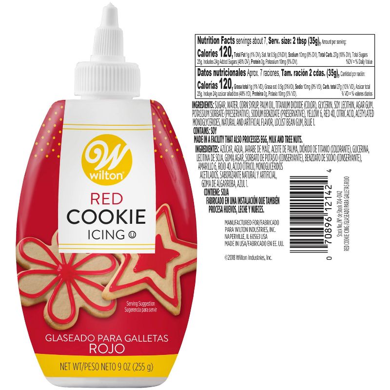 Wilton Red Cookie Icing - 9oz