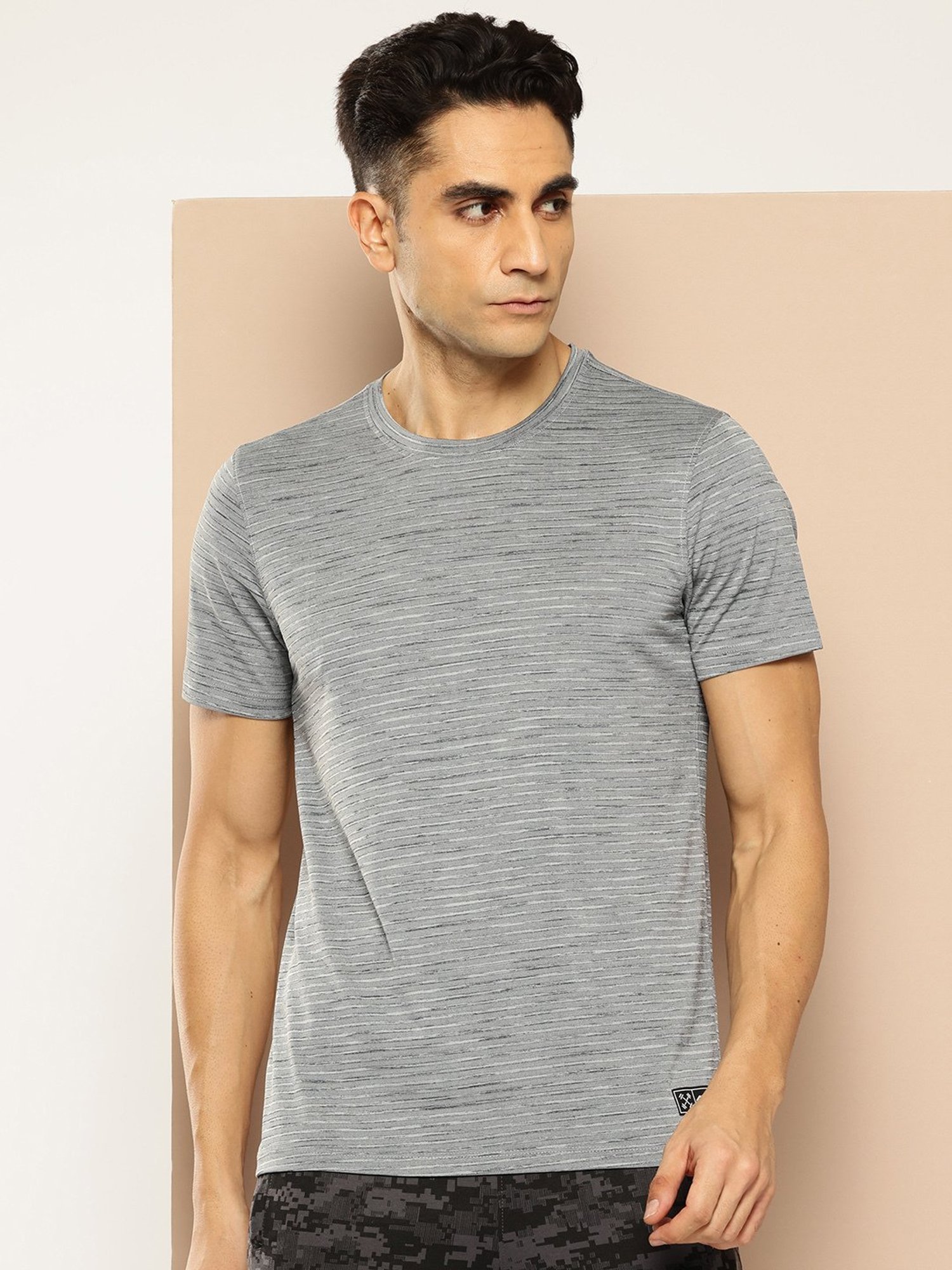 ALCIS Anti-Statix & Drytech+ Grey Slim Fit Sports T-Shirt