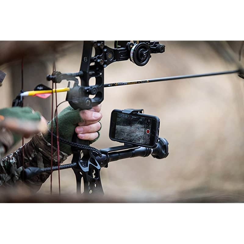 Cell Phone Holder Mount Bow Phone Mount for Smartphone Camera 2 Installation Methods