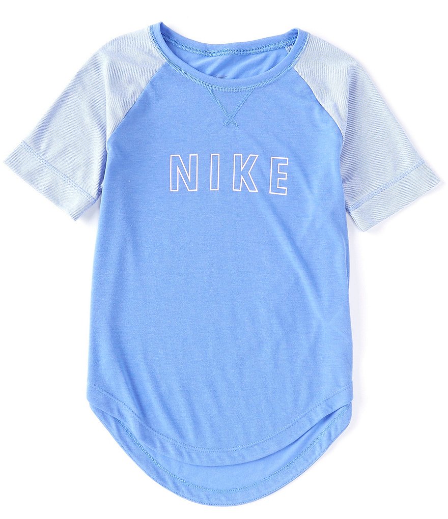 GB GB Girls Active Big Girls 7-16 Short Sleeve Tie-Dye Tee