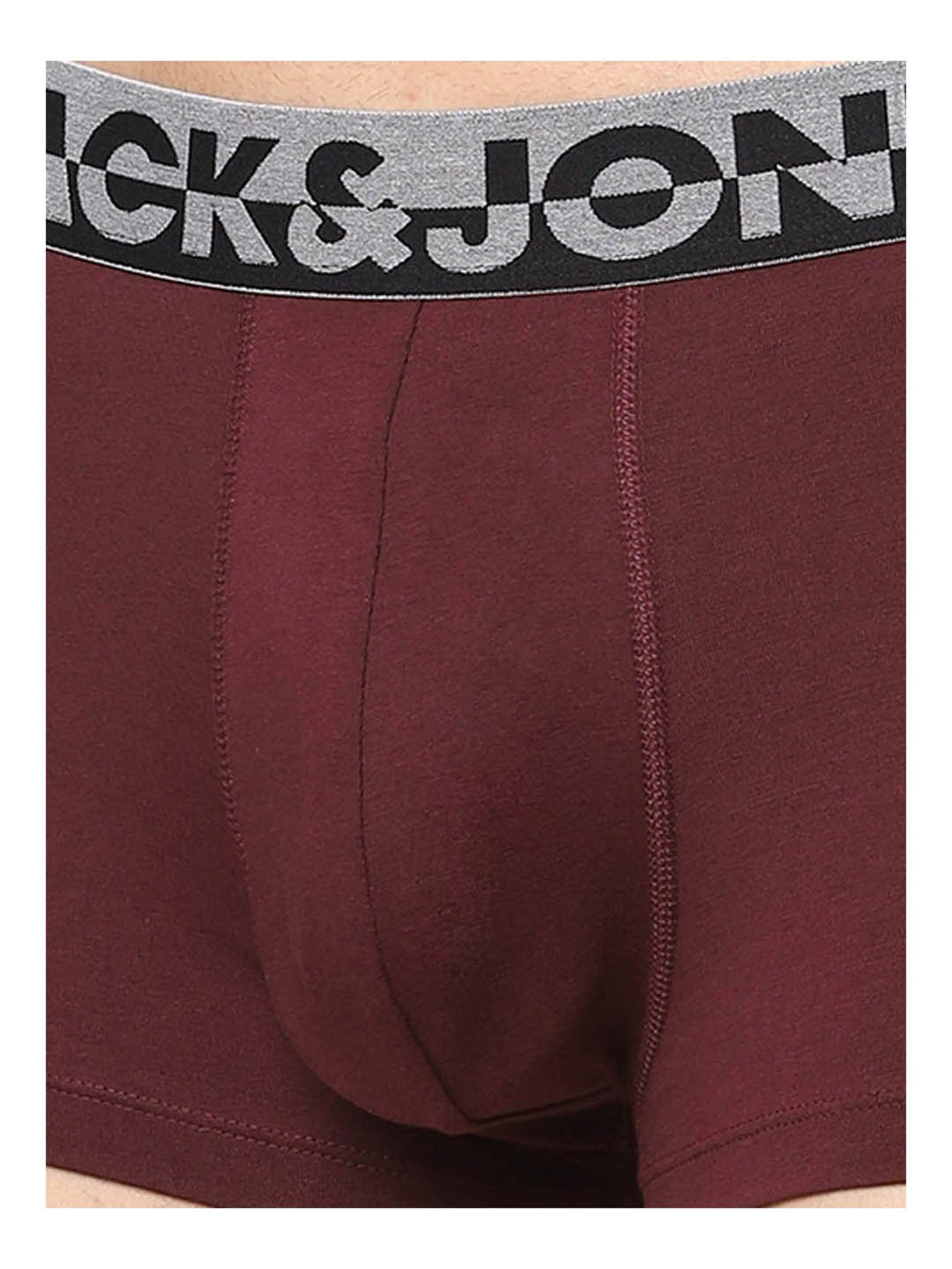 Jack & Jones Multicolor Regular Fit Trunks - Pack Of 3