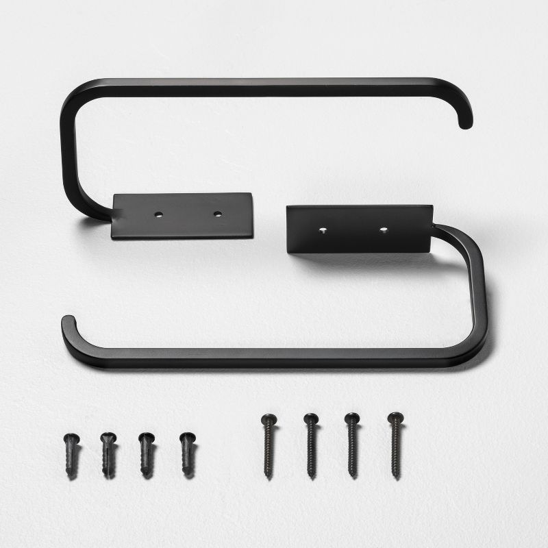 Loft by Umbra 36"-66" Soft Square Curtain Rod Set Oil Rubbed Bronze