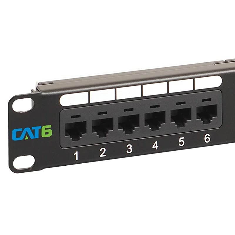 CAT6 Patch Panel with 24 Ports and 1 RMS
