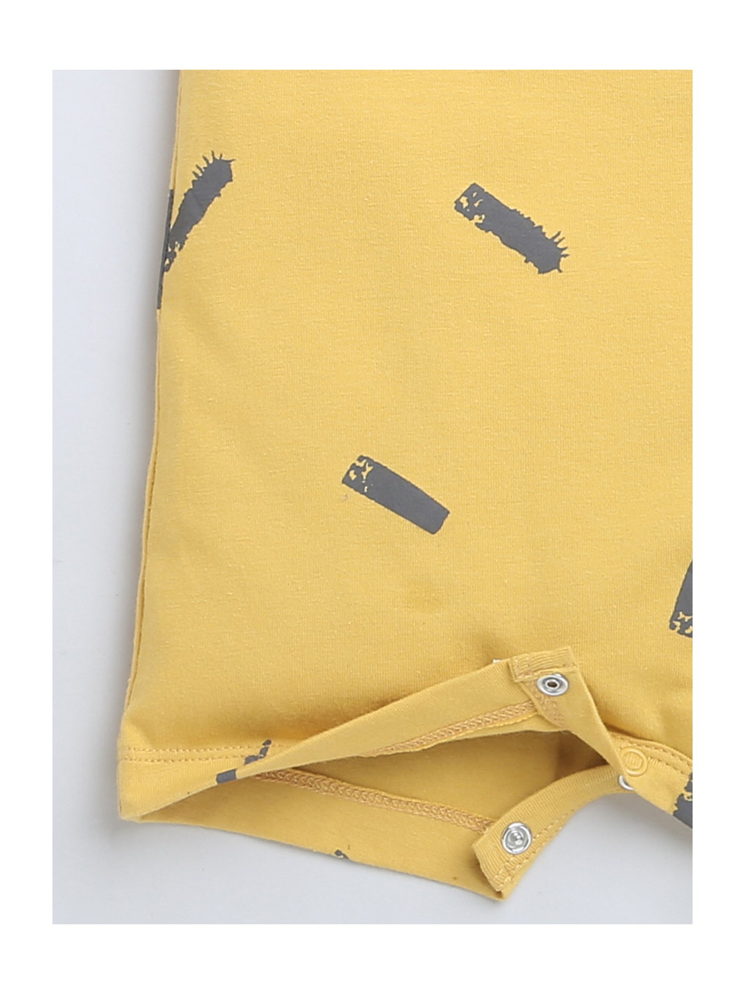 Ed-a-Mamma Baby Pink & White Printed Bodysuit (Pack Of 2)